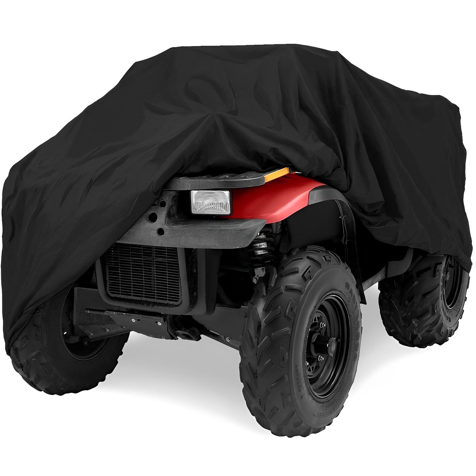 

ATV Cover Waterproof Outdoor Heavy Duty 4 Wheeler Quad Proof All Season UV Protection for Polaris Yamaha Honda Protect ATV Cover чёрный