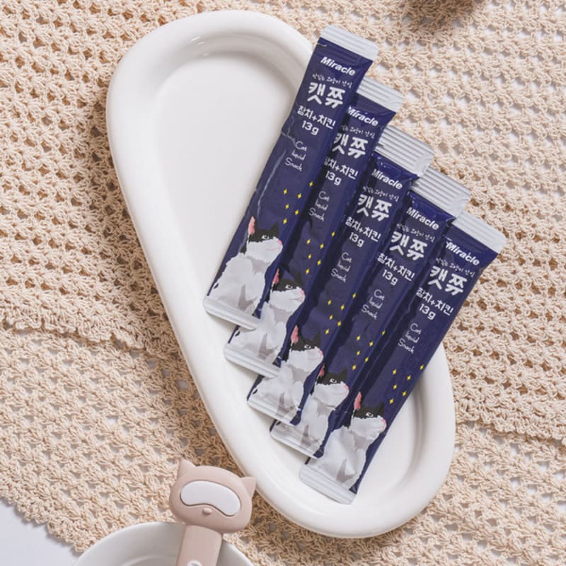 [Pet] 5 Cat Chew Sticks Tuna & Chicken
