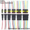 1set AMP 1P 2P 3P 4P 5P 6P Way Waterproof Electrical Auto Connector Male Female Plug with Wire Cable Harness for Car Motorcycle Plug Connectors 4