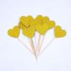 Heart Cake Topper: Bright Red, Perfect for Birthdays, Weddings, and Valentine's Day.