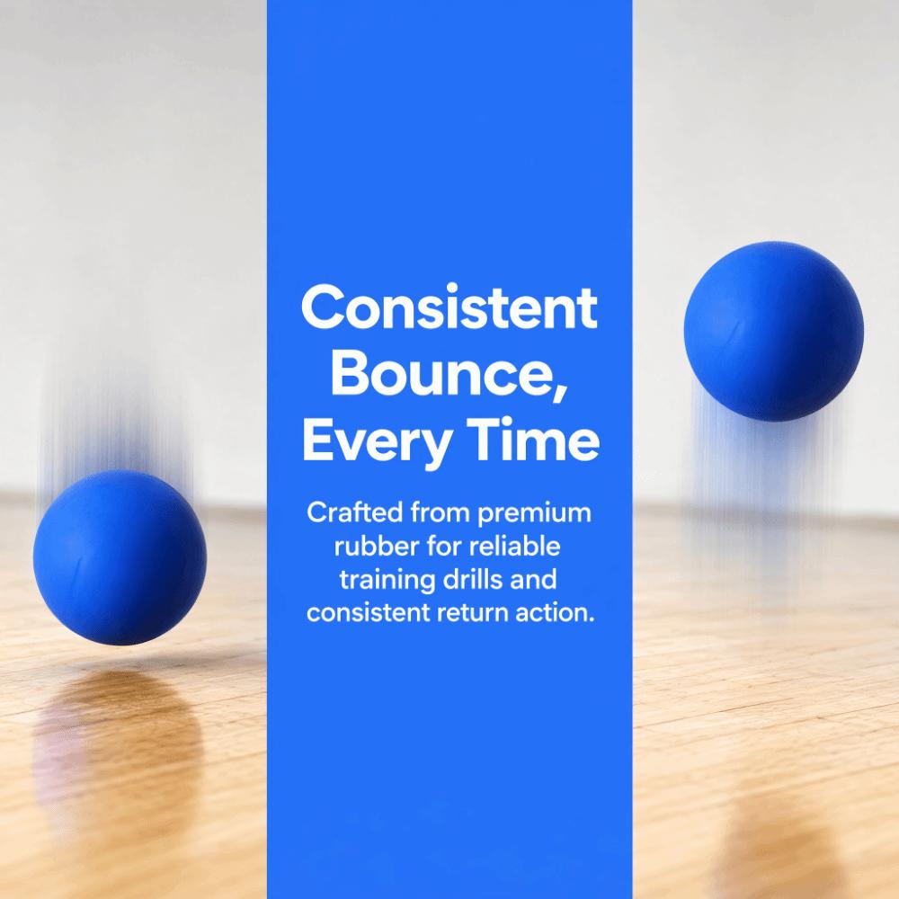 5PCS Rubber Hand Exercise Balls High Elasticity Rubber Balls Durable Stress Ball Reflex Drills