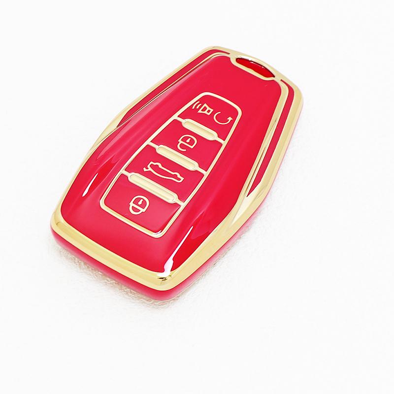 Tpu Car Key Case Cover Auto Shell Fob For Geely Coolray - Atlas Boyue Nl3 Emgrand X7 Ex7 Suv Gt Gc9 Borui