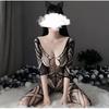 Women Sexy Fishnet Mesh Lingerie Plus Size Underwear Chemises Bodysuit Teddie Erotic Catsuit Sex Erotic Clothes Cosplay Clothing