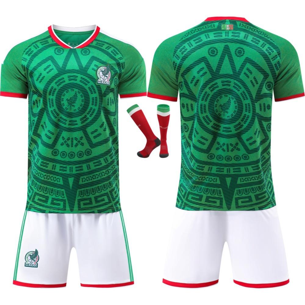 2627 Weltmeisterschaft Mexiko Heimtrikot Nr.. 4 9 Raul Nein. 11 Kinderanzug neues grenzüberschreitendes Fußballtrikot