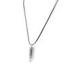 Les Trésors De Lily [J8484] - Black Silver 'Ball' Necklace - 3x1 Cm