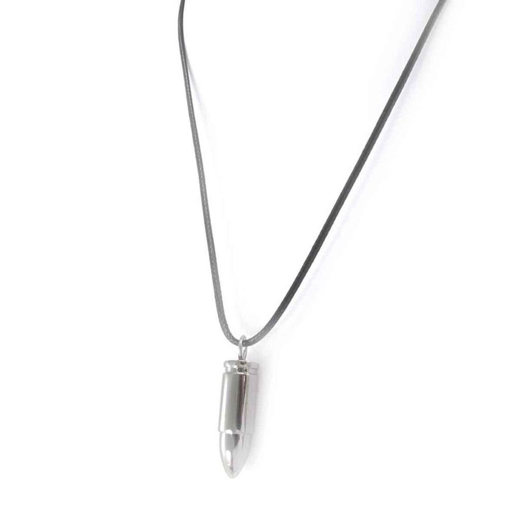 Les Trésors De Lily [J8484] - Black Silver 'Ball' Necklace - 3x1 Cm