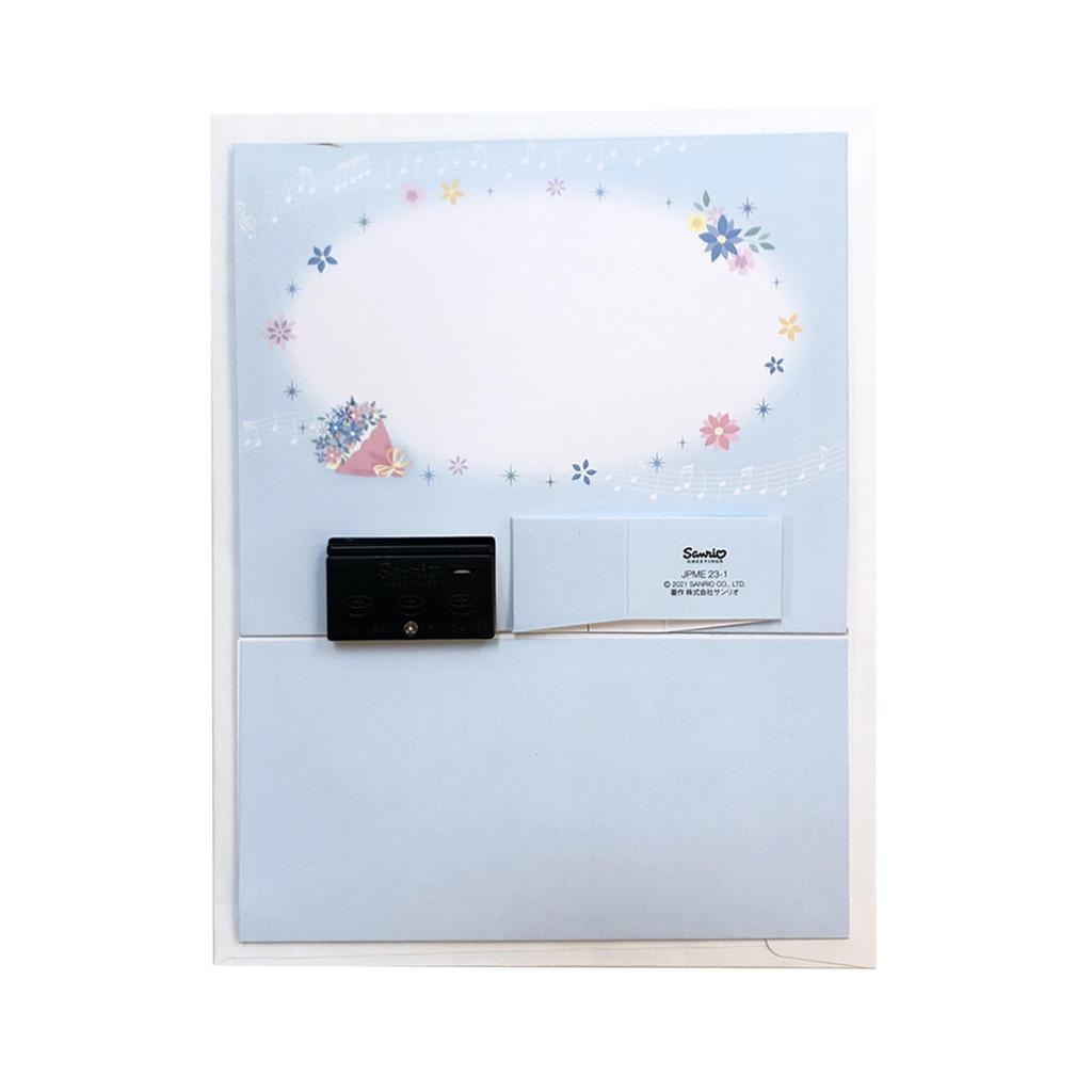 Sanrio Birthday Card Melody White Piano 183261 JPME23-1R
