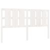 VidaXL Tête de lit Blanc 185,5x4x100 cm Bois massif de pin 818006
