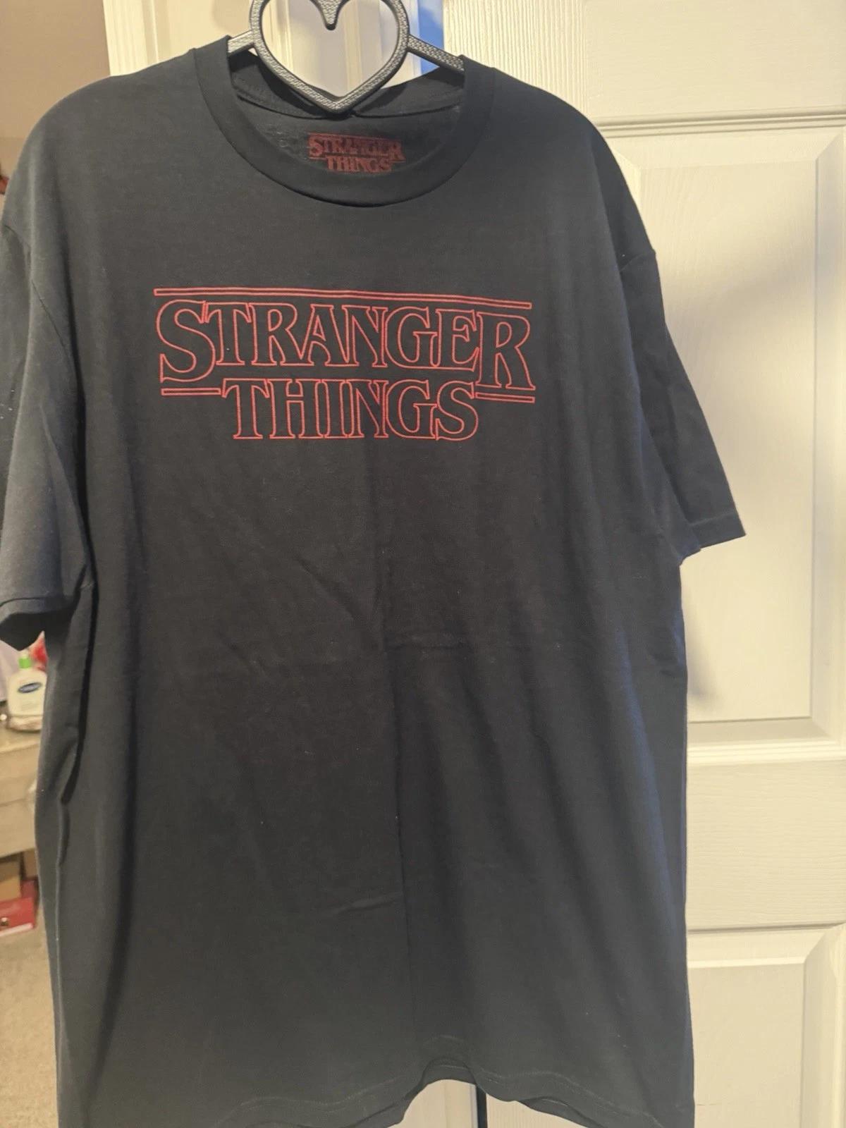 Stranger Things black t-shirt 3XL