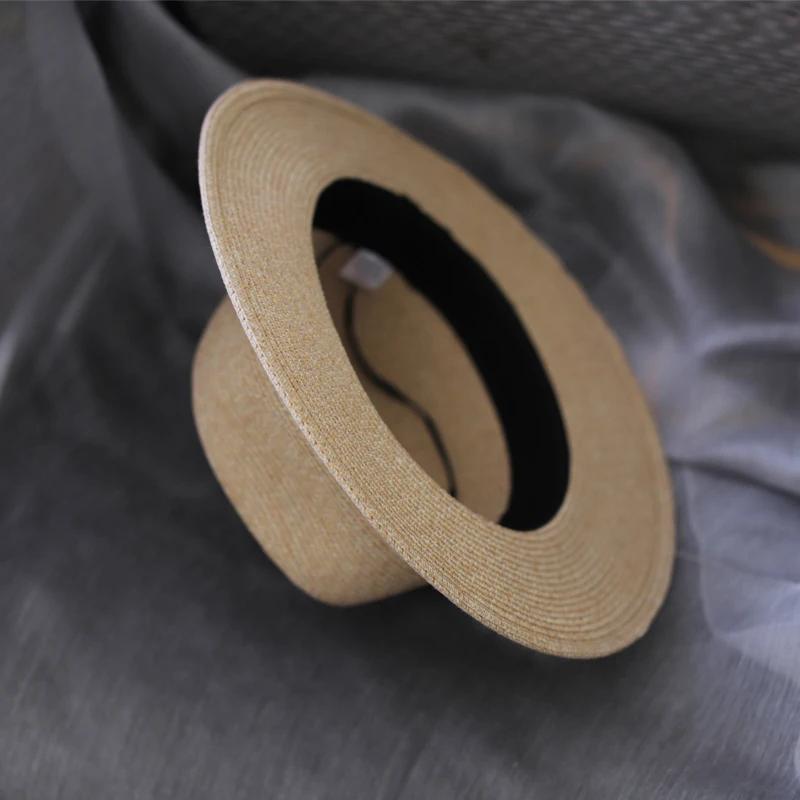 Designer New Natural Panama Strohhut in weicher Form Sommer Damen/Herren breite Krempe Strand Sonnenkappe UV-Schutz Fedora Geburtstagsgeschenk