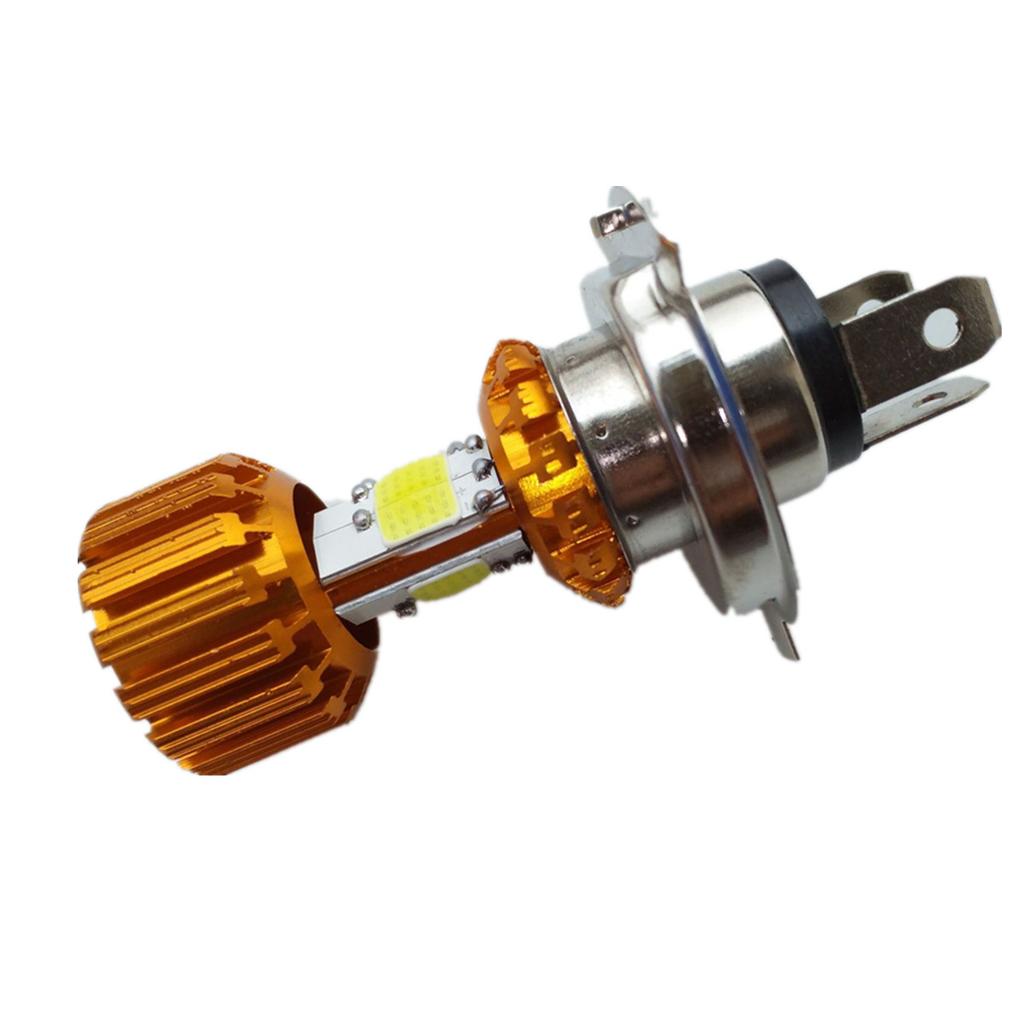 Eight Sides 360° H4 LED 6000K Motorbike ATV Headlight 80W 8000LM Hi/Lo Beam Bulb