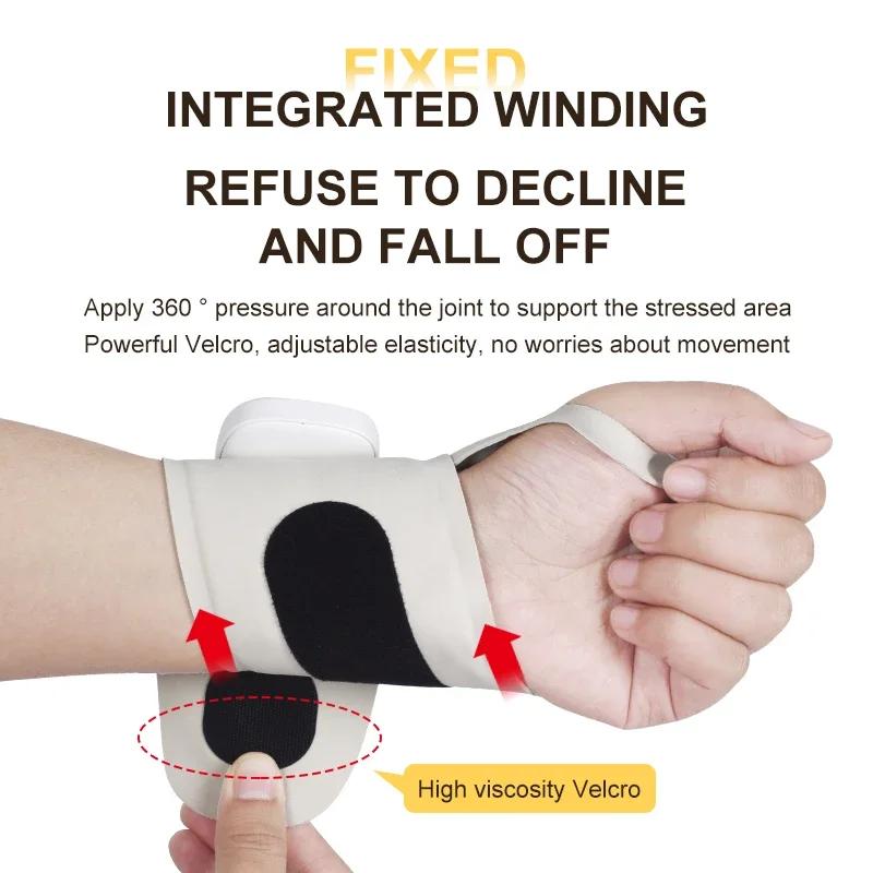 Electric Hand Massage Cordless Wrist Massager USB Rechargeable Vibration Relieves Tenosynovitis Massager for Carpal Tunnel