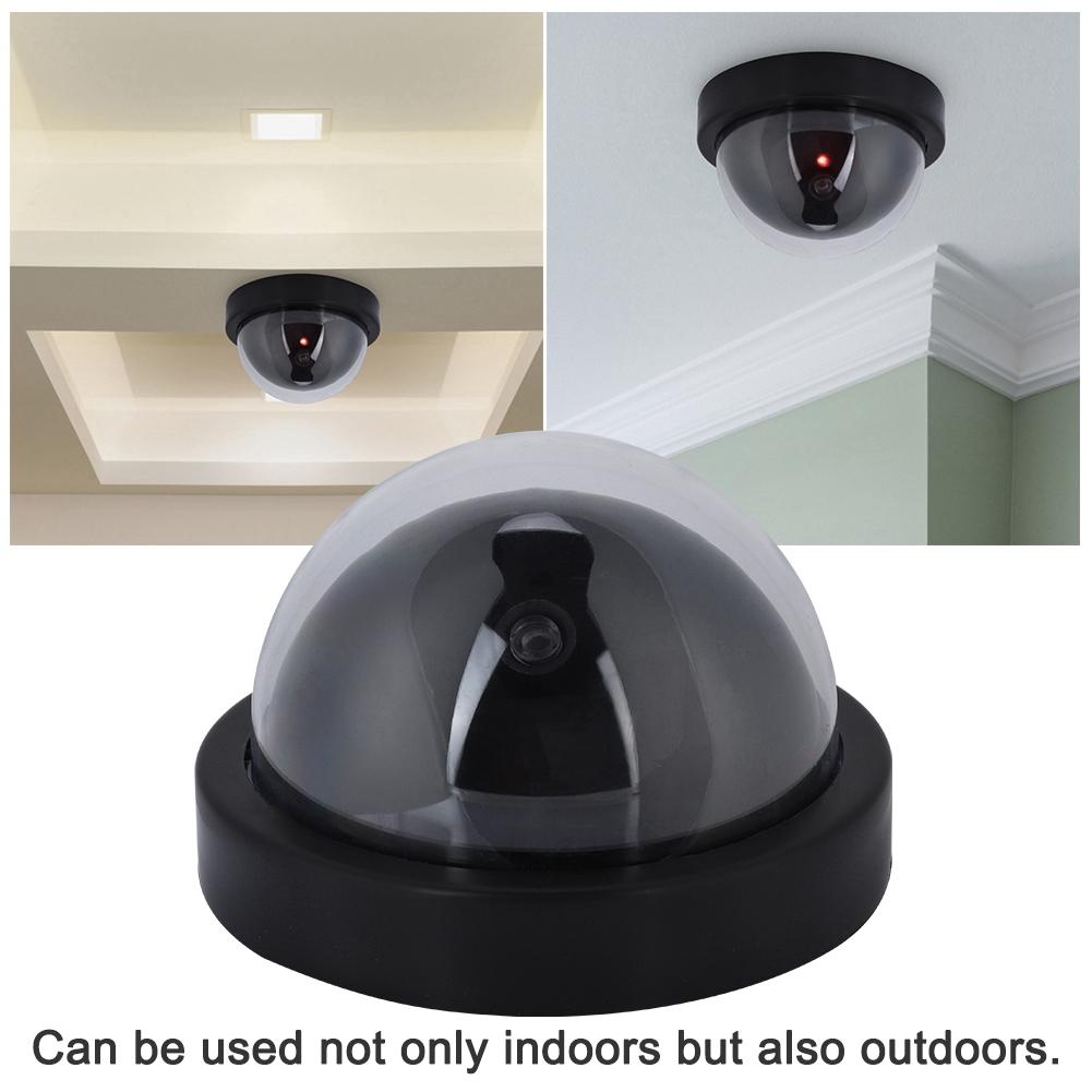 MR 02Y Dummy Fake Dome Surveillance Security Camera Simulated Decoy Camera with 1pc LED Light