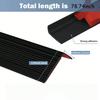 1 Stück 78,74 Zoll Anti-Rutsch-Matte für Treppen Eckschutz Außen-Stufentapes Nasen Anti-Rutsch-Vinyl-Stufen Bodenkantenleiste PVC Sta