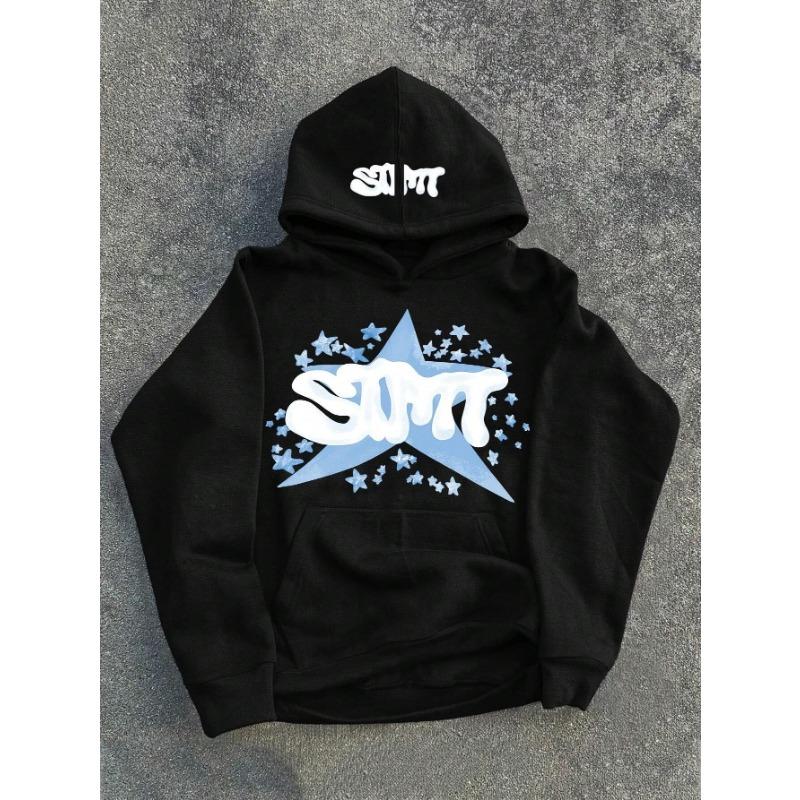 The New Men's Hooded Sweatshirt for Spring and Autumn Features a Casual Fashionable and Comfortable