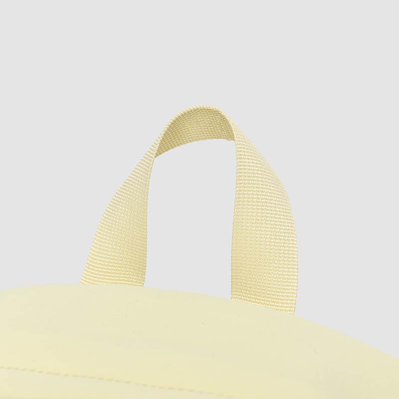 Solid Color Student Schoolbag Large Capacity Nylon Backpack