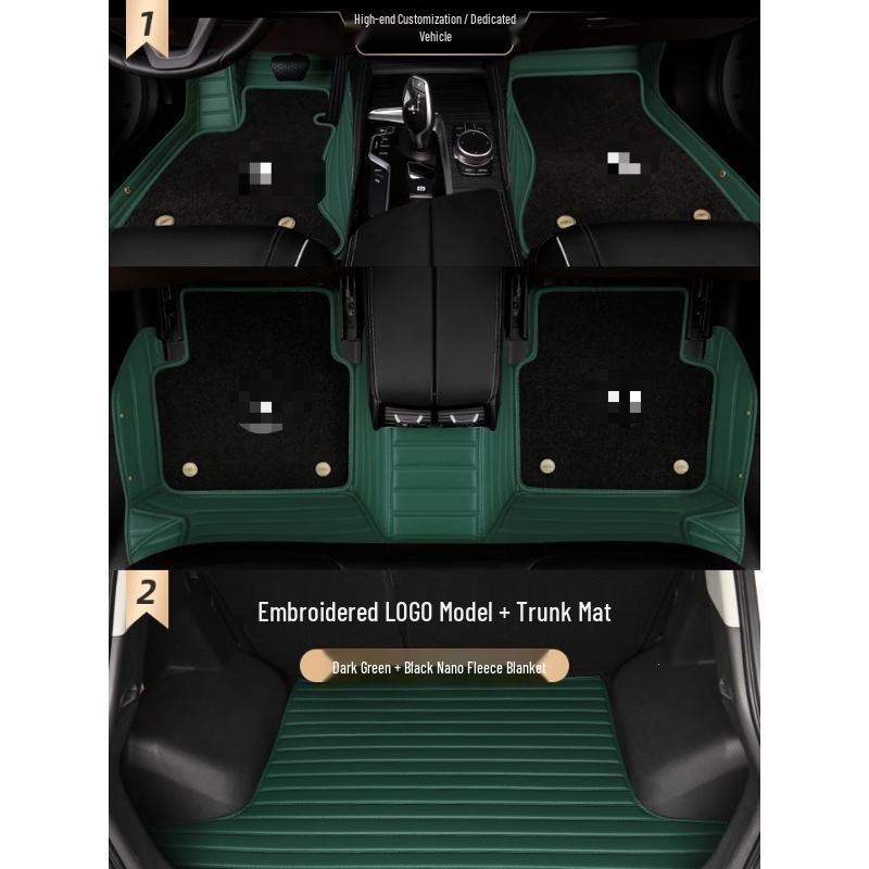 Volkswagen T-Cross Full Coverage Anti-Slip Car Mats, Easy Clean, Wear-Resistant Carpet Style