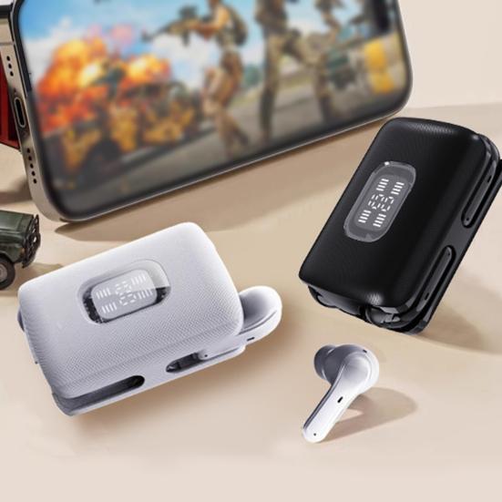 Bluetooth-compatible Wireless Earphones Noise Cancelling Waterproof Touch Control Sports Earbuds Mini Headset