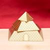 Drehbares Messing-Pyramiden-Ornament - Dreischichtige Haus-, Eingangsbereichs- oder Auto-Dekoration Handwerksgeschenk
