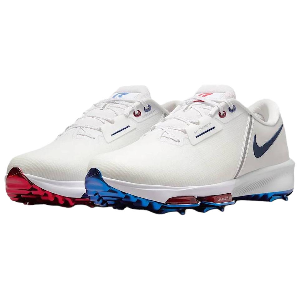 New Nike Infinity Tour 2 Golf Shoes Unisex White Blue Red IB7568-100