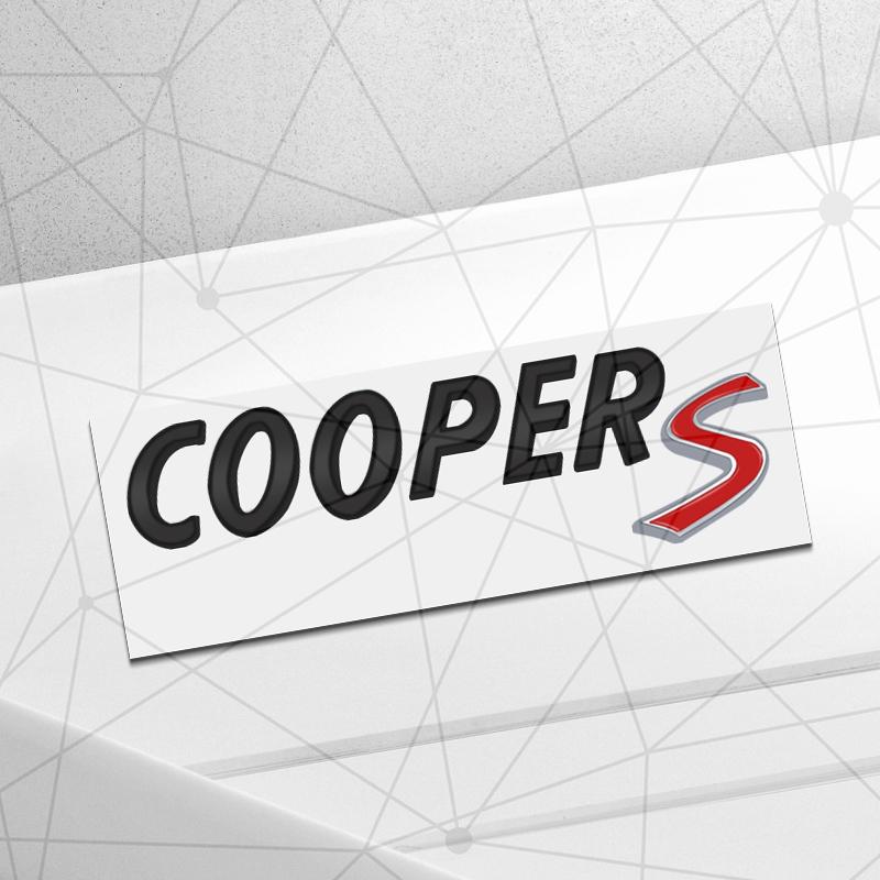3D Auto Metal Cooper S SD Badge Car Rear Trunk Emblem Sticker LOGO Decor For Mini Cooper ONE Clubman Paceman JCW R56 R58 R59 F60
