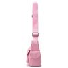 MLB New York Yankees Nylon Hobo Bag Shoulder Bag Women's Pink Casual 7AFRV015N-50PKM