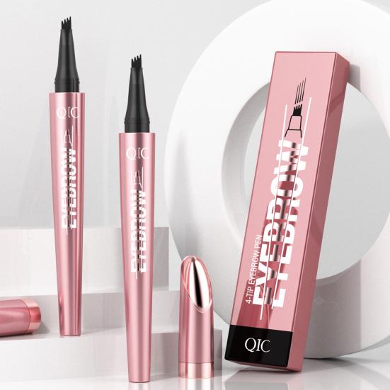 

Карандаш для бровей 0,4 г, 4 микровилочных наконечника-аппликатора, водостойкая, натуральная, стойкая, не размазывающаяся жидкость для микроблейдинга