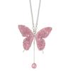 Bling Crystal Butterfly Car Rear View Mirrors Charms Car Decoration Diamond Luck