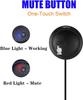 Fyvadio USB Conference Omnidirectional Condenser Microphone for with Mute Compatible with Online Zoom and Skype Plug and Play Microphone, 360° PC,