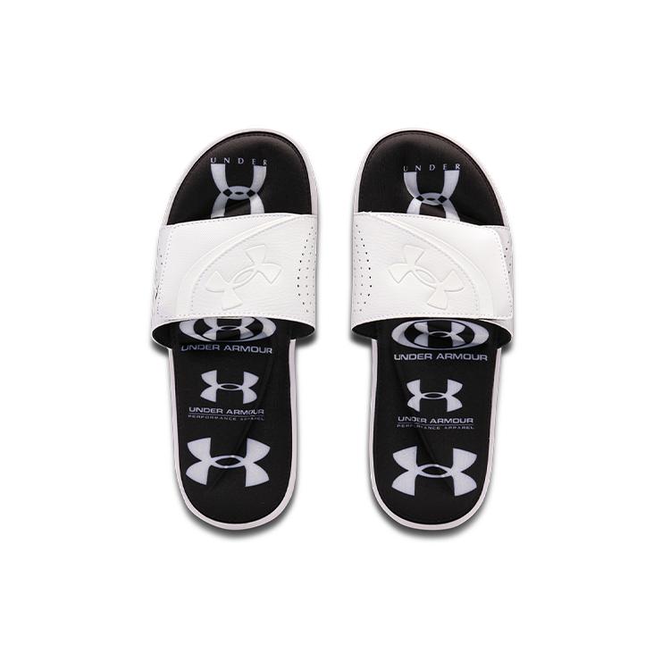 Under Armour Ignite 6 Graphic Strap Slide 'White' 3024451-101