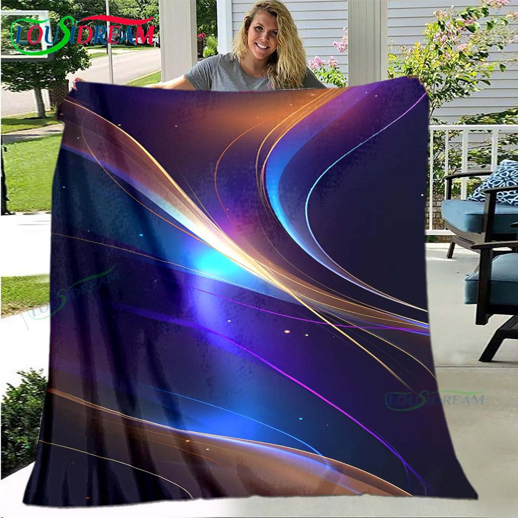 Fashion 3D Popular Mobile Wallpaper Four Seasons Blanket Sofa Cover Travel Bed Plush Blanket Travel Office Break Blanket Gift