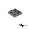 MOC Technical Bracket Bricks 1x2 1x1 Inverted Display Holder Building Blocks Compatible 36840