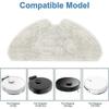 4 Pack Replacement Mop Pads for Dreame D10S, D10S PRO, D9 Max, F9 PRO Robot Vacuum Cleaner, Washable