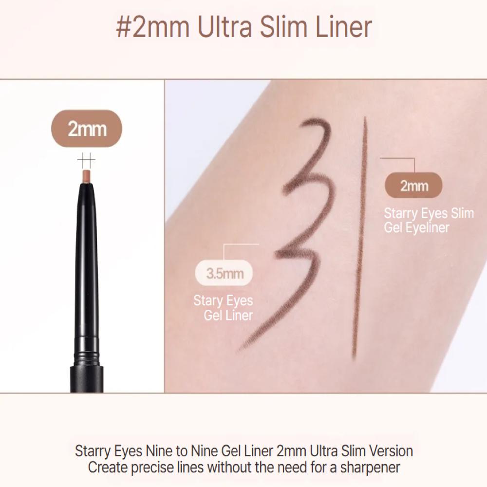 lilybyred Starry Eyes AM9 To PM9 Slim Gel Eyeliner 0.14g