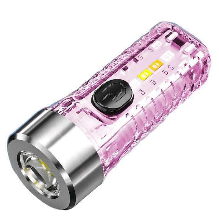USB Rechargeable Keychain Flashlight – Compact, Portable, Outdoor & Household Use