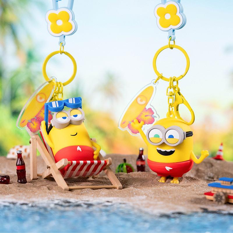 Minions Time Summer Keychain Pendant With Cartoon Characters For Bag Key And