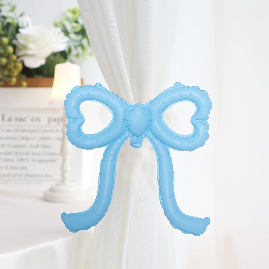 4PC Colorful Cut-Out Bows Balloons Large Pink Bow Party Decorations for Baby Shower Bridal Engagement Wedding Decorat Balloons