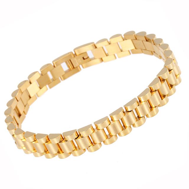 High Quality Bracelet for Men Women Link Chain 3 Stainless Steel Party Rock Jewelry 10mm