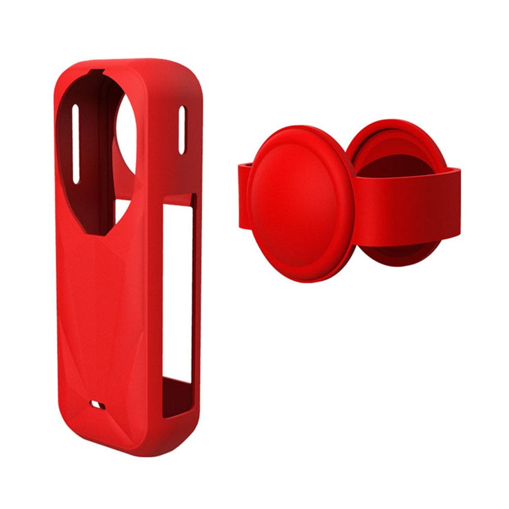 Silicone Protective Case Dust-Proof Action Camera Protector Anti-Scratch Panoramic Camera Sleeve for Sports Camera Accessories