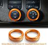 Chevrolet Silverado 22-23 Decorative Rings for A/C Knobs & Headlight Switches