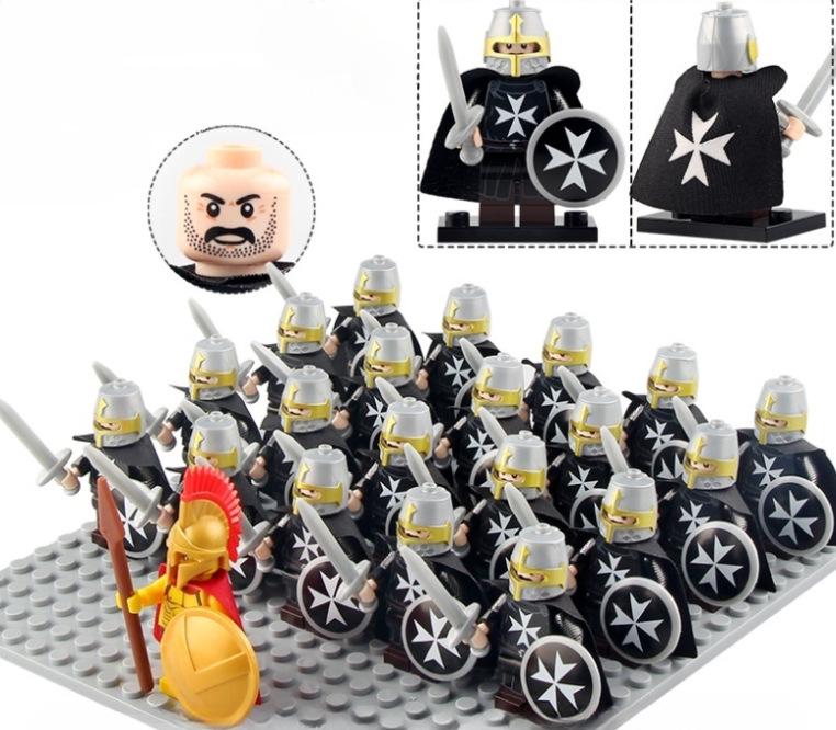Spartan Warrior Toy Set: 21-Piece Roman Warrior Series for Kids