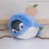 12cm Pinguin Plüschtier Cross-Dressing Süler Robbe Wal Delfin 2-in-1 Puppe Plüschtiere Dekoration Weiche Puppe Schlüsselanhänger Tasche Hängend