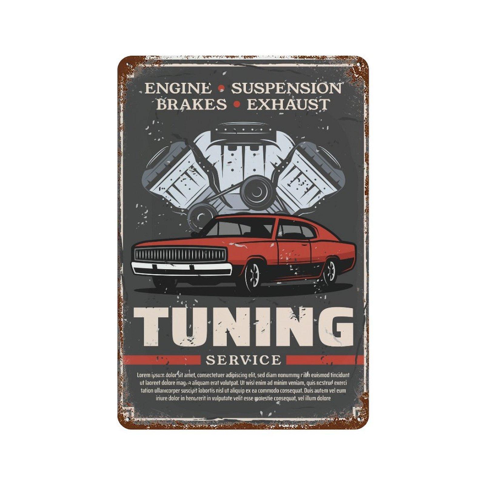 

1PC Vertical Vintage Rusty Tin Wall Sign, Weathered Metal Poster, 20x30cm or 30x40cm, Retro Indoor Wall Decoration for Living Room Bar Cafe Garage 20*30CM