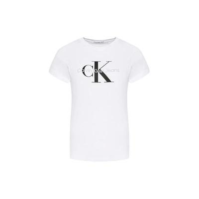 Logo Print Pullover Crew Neck Short Sleeve Regular T-Shirt Women Tops White J20J219142-YAF