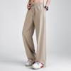 Mark Fairwhale Men's Ice Silk Wide-Leg Casual Pants