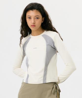 W Athletic Long Sleeve Top [Cream]