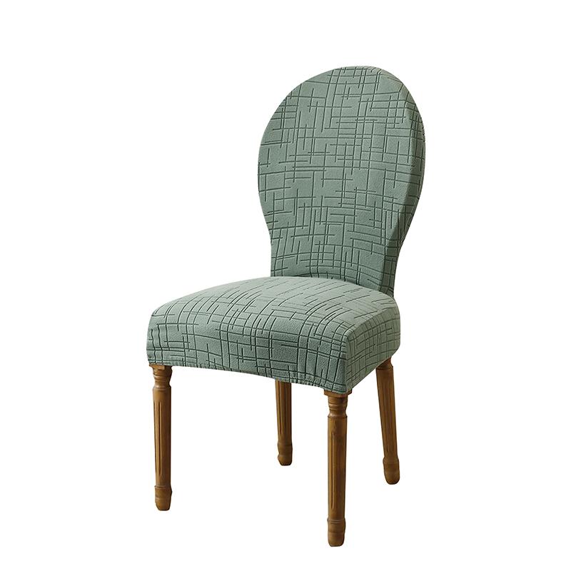 Jacquard Chair Cover Removable Stretch Chair Protector Dining Room Spandex Case Wedding Banquet Office Chairs Housse De Chaise