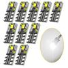 LED 10x Interior Plate License Dome XENON Bulb Light T10 White 194 168 W5W 2825