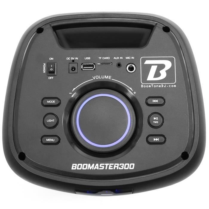 BoomTone DJ BOOMaster 300 Enceinte Amplifiée