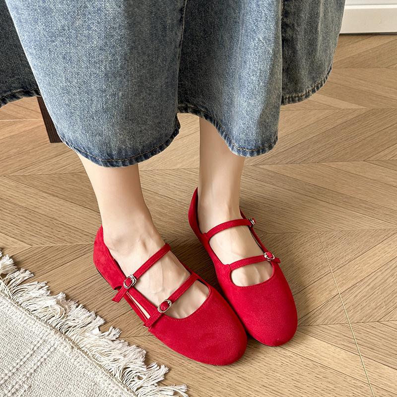 2025 Women Flats Comfortable Soft Square Toe Flat Sneakers Women Lightweight Comfortable Loafers Ballet Mary Jane Shoes Women